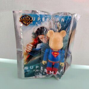 Medicom Bearbrick Superman Returns Pepsi NEX Toy Keychain Mini Figure
